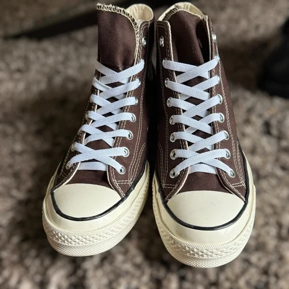 CONVERSE All Star Brown High-Top Sneakers Size 8 Men 10 Women - Picture 5 of 9
